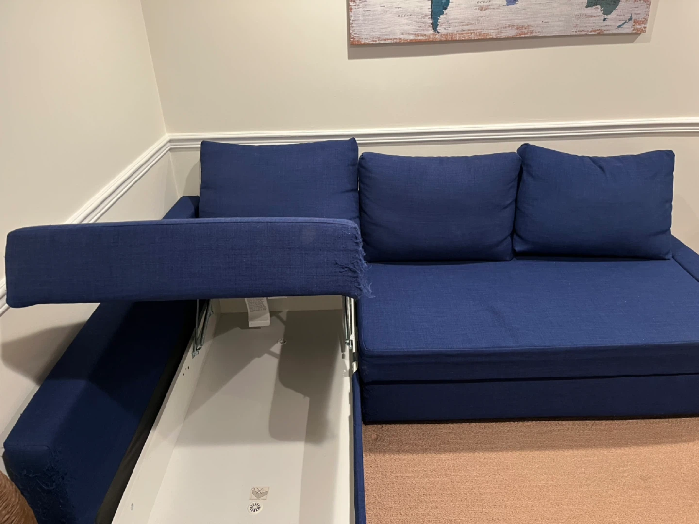 FREE IKEA sofa bed - must pickup today (Saturday April 25) - photo 3