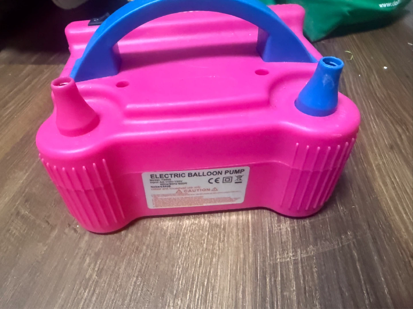 Electric Balloon Pump - Pink & Blue
