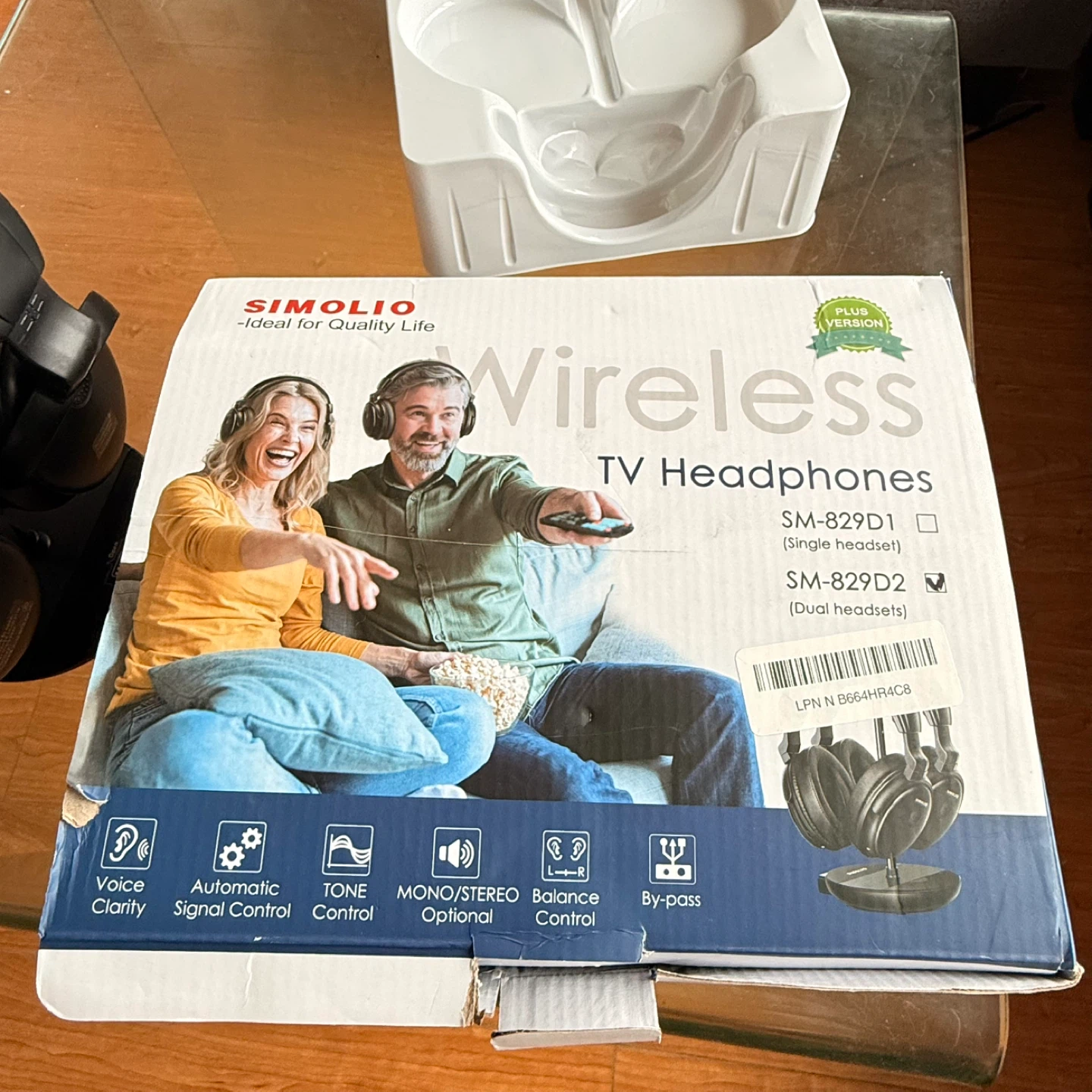 SIMOLIO Dual Wireless TV Headphones SM-829D2 - photo 3