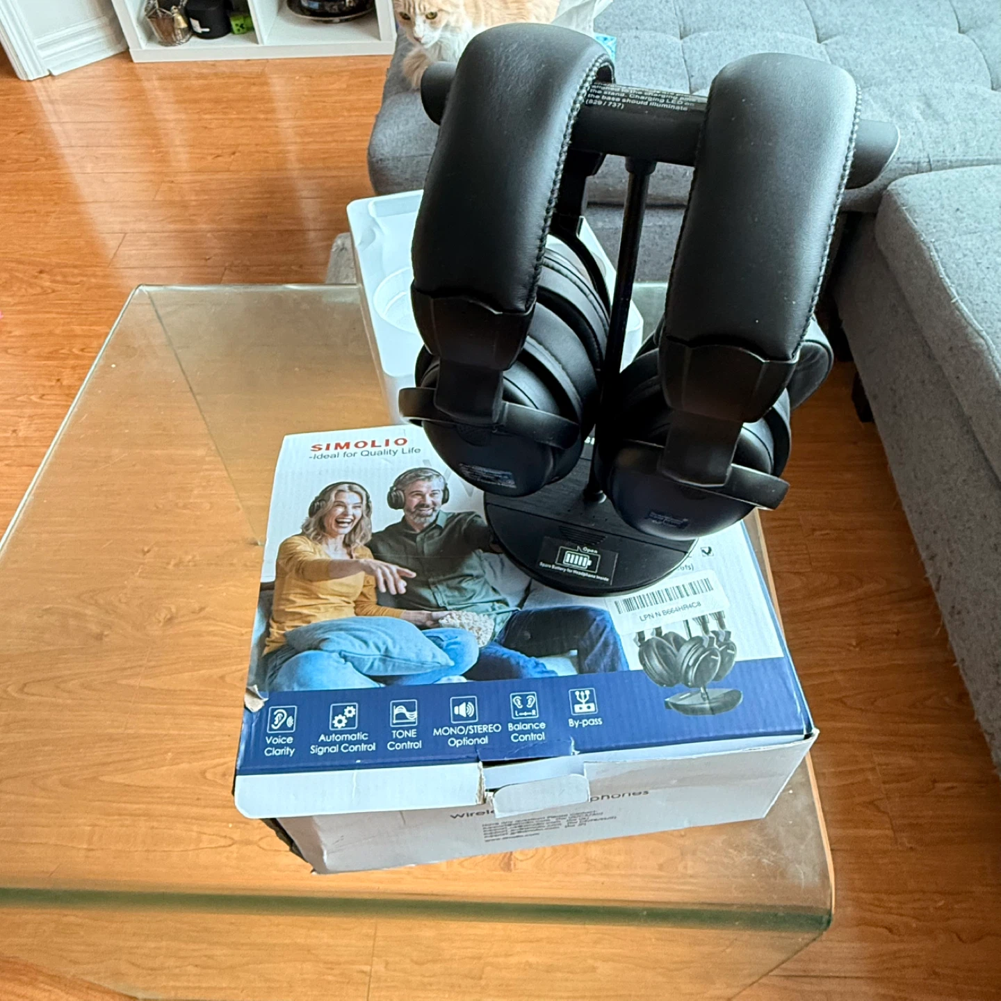 SIMOLIO Dual Wireless TV Headphones SM-829D2 - photo 4
