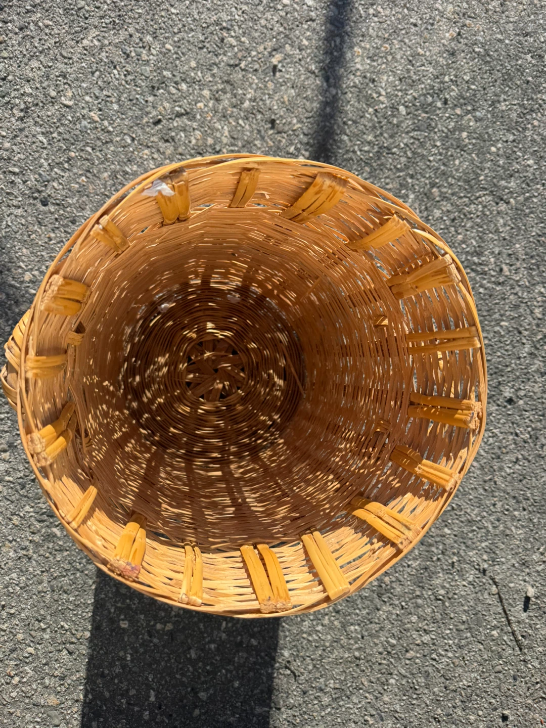 Woven wicker Tall Laundry Hamper Basket - photo 3