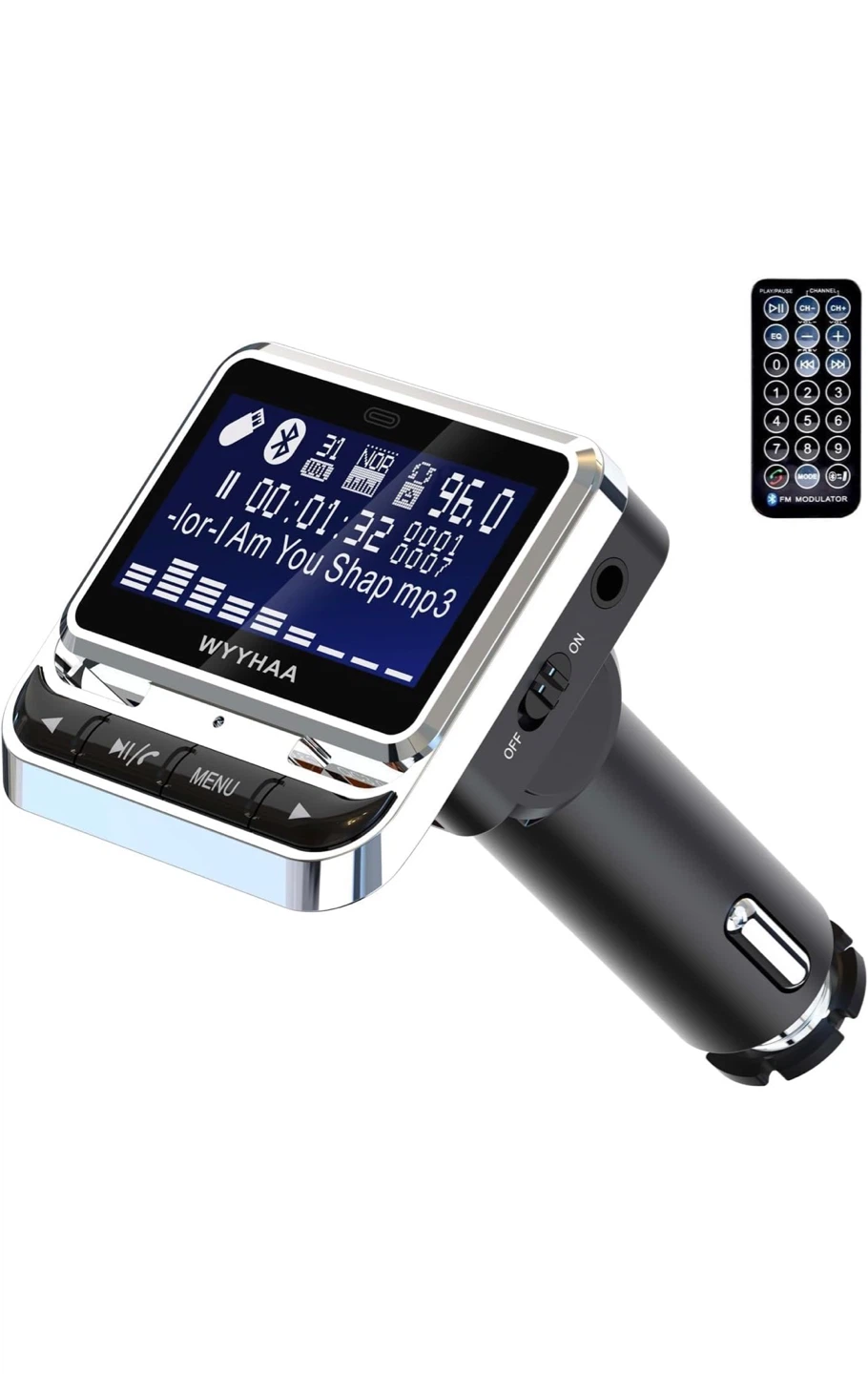 WYYHAA Bluetooth FM Transmitter Car Kit