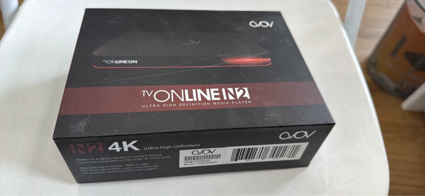 AVOV TV ONLINE IN2 Ultra High Definition Media Player 4K