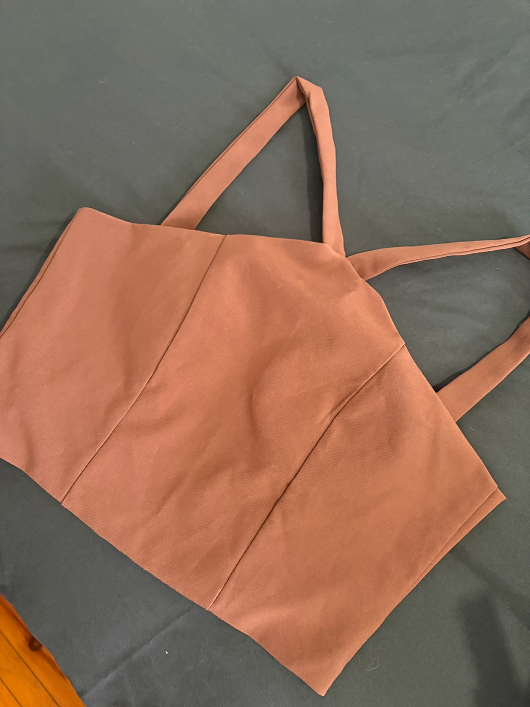 Brown Sleeveless Top