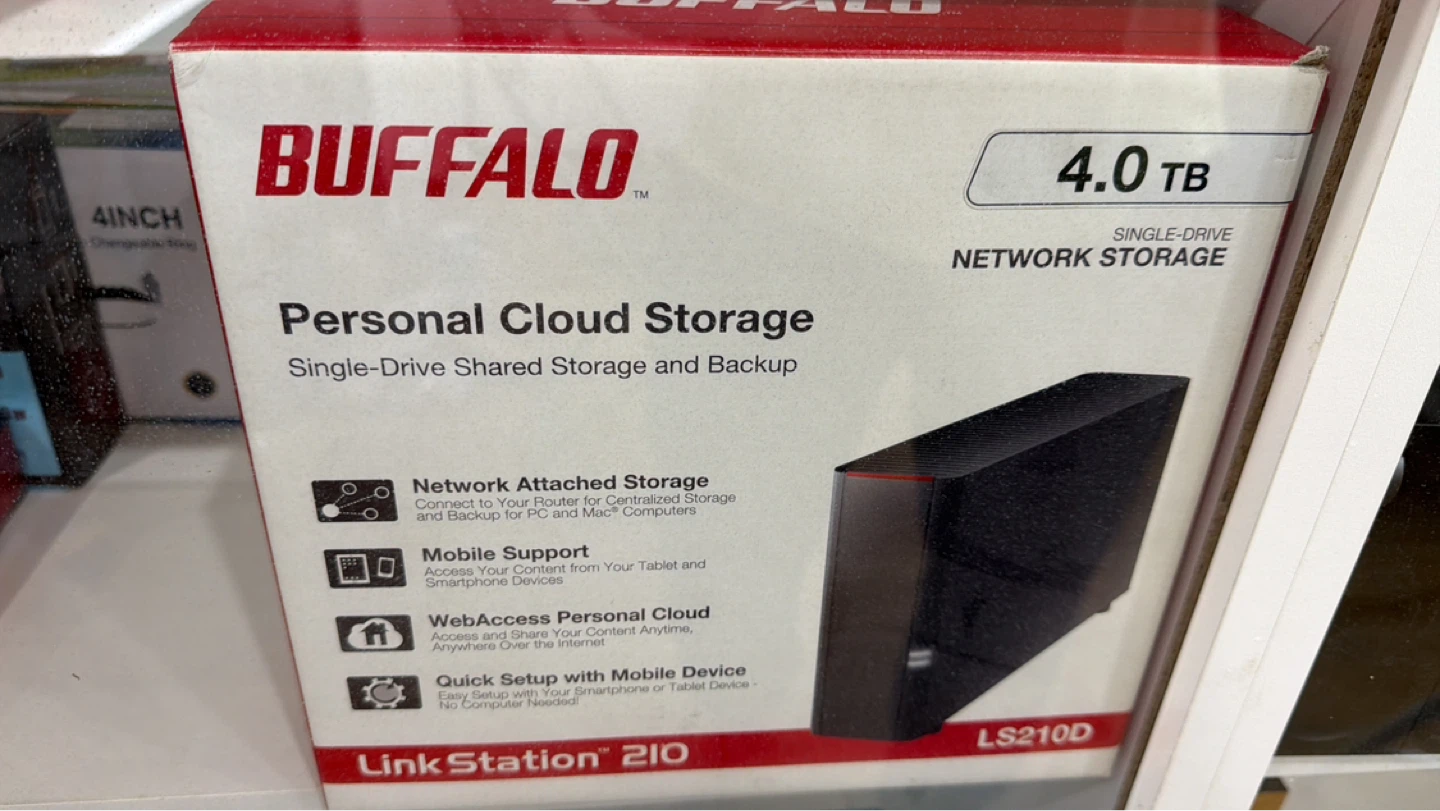 Buffalo LinkStation 210 4TB Personal Cloud Storage