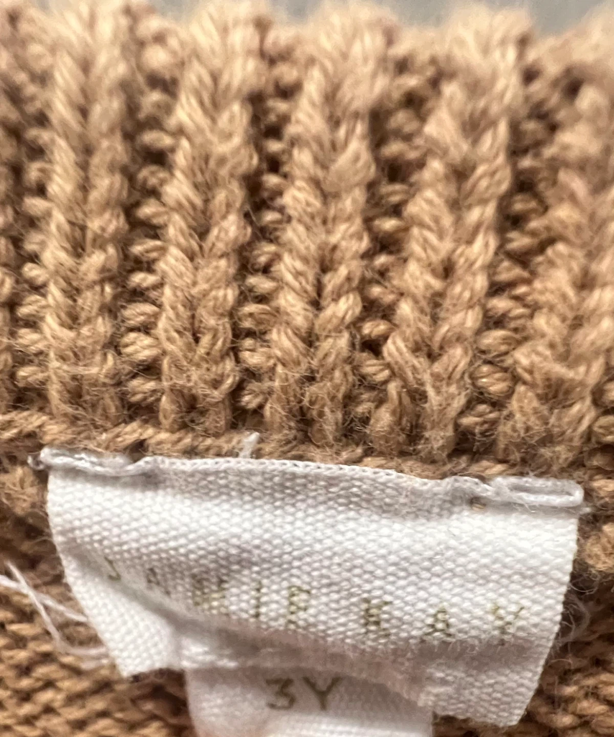 Jamie Kay Latte Dottie Knit Sweater - Size 3Y - photo 4