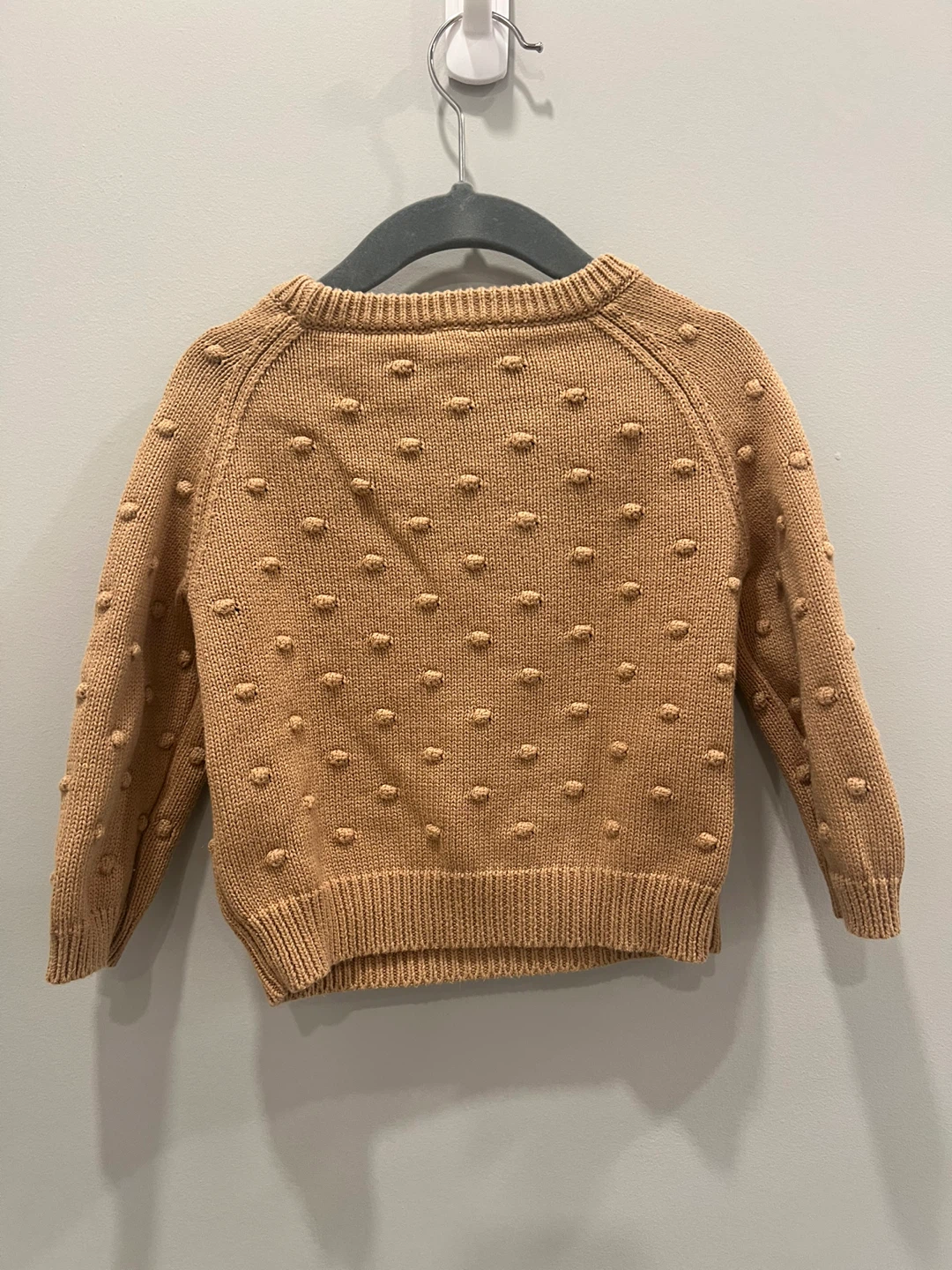 Jamie Kay Latte Dottie Knit Sweater - Size 3Y - photo 2