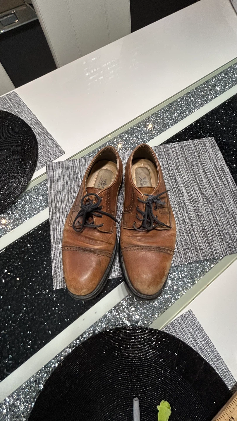 Dockers Brown Leather Oxford Dress Shoes - photo 2