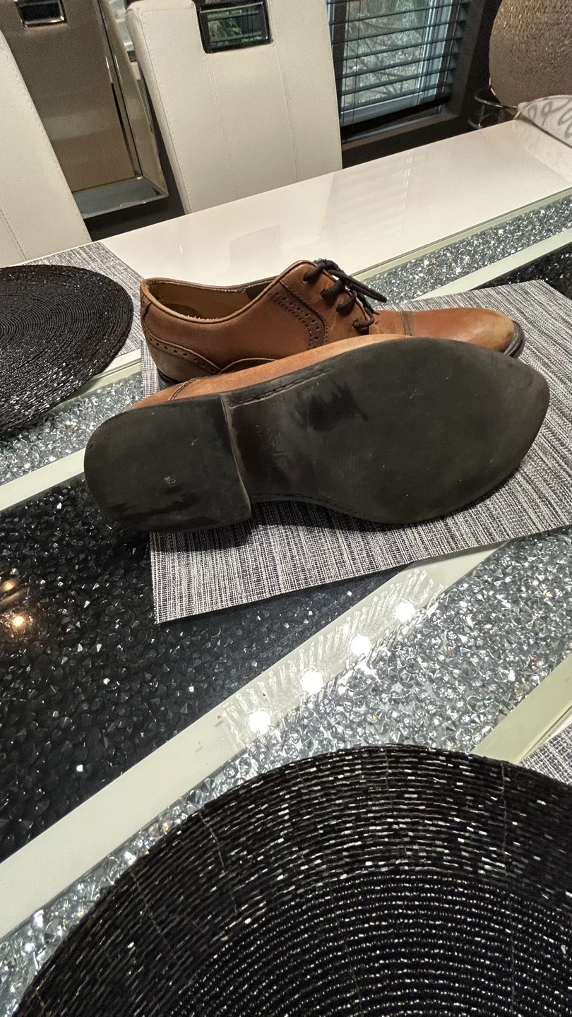 Dockers Brown Leather Oxford Dress Shoes - photo 4