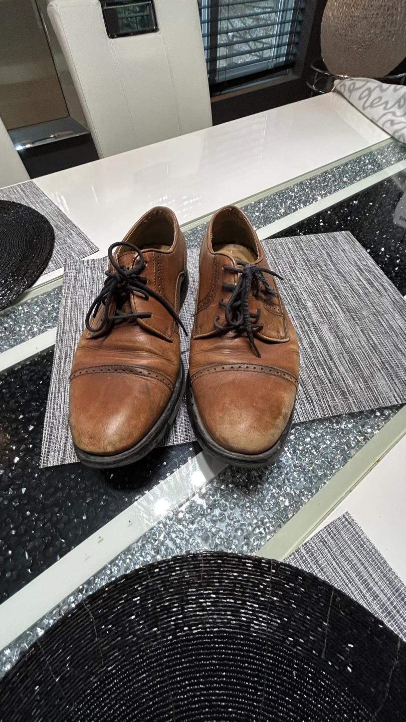 Dockers Brown Leather Oxford Dress Shoes