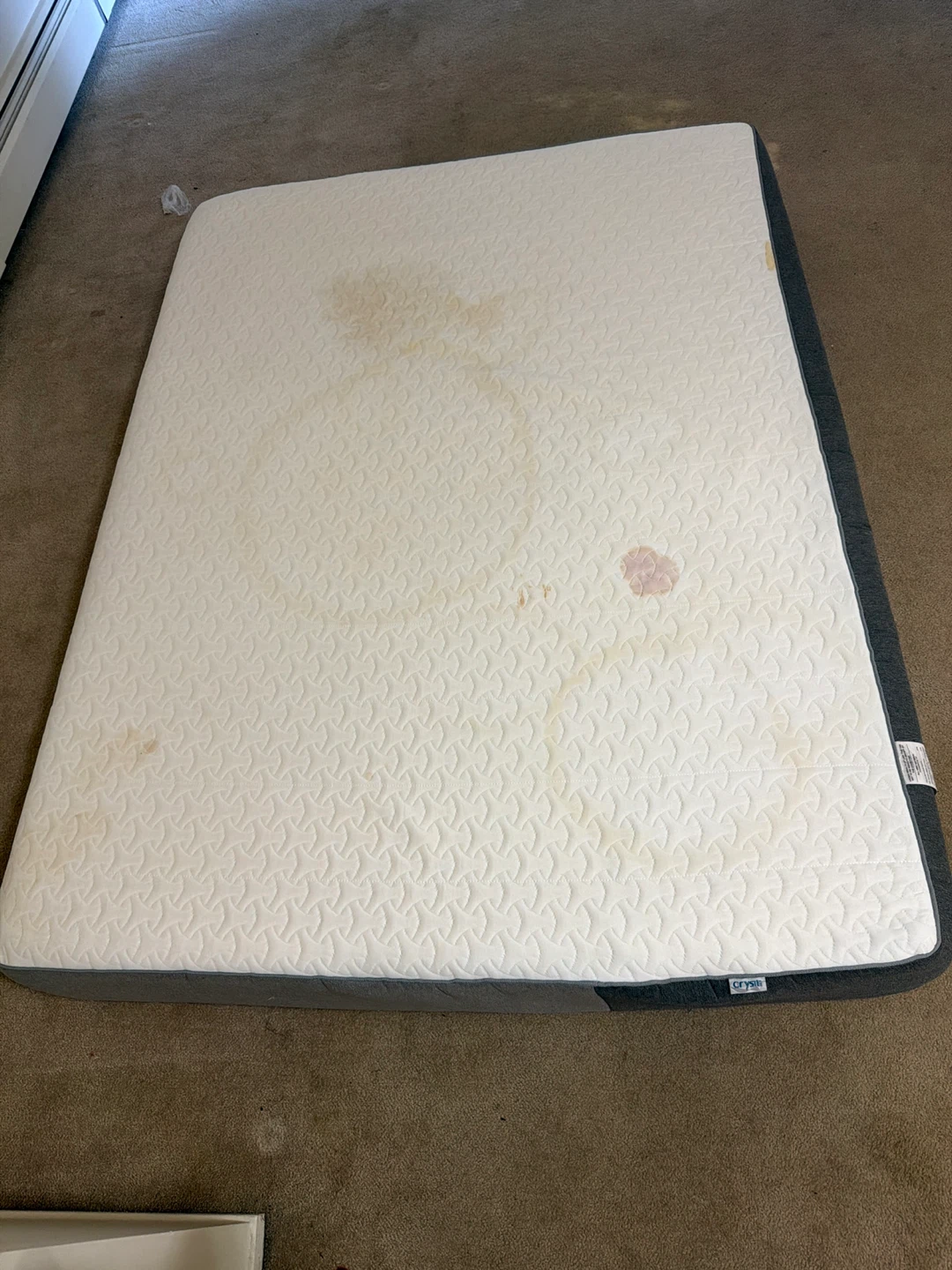 Queen Size Mattress with Stains