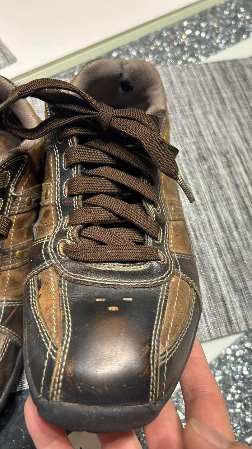 Skechers Brown Leather Casual Shoes - photo 2