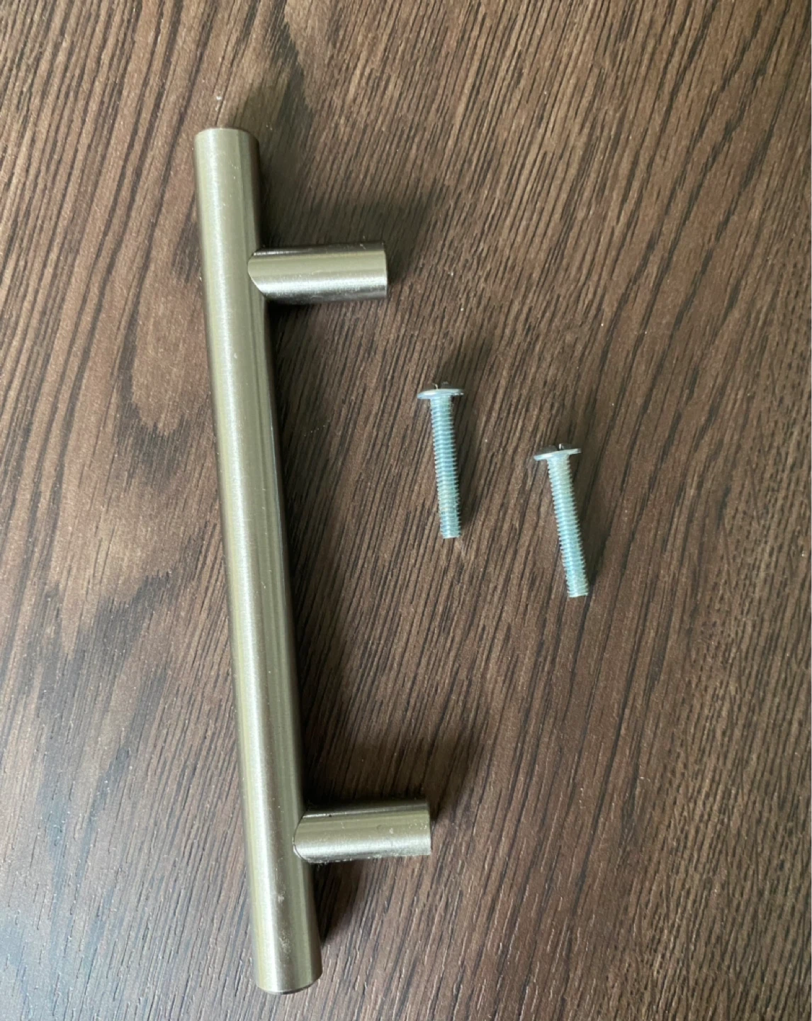 Brushed Nickel Cabinet Drawer Handle with Screws