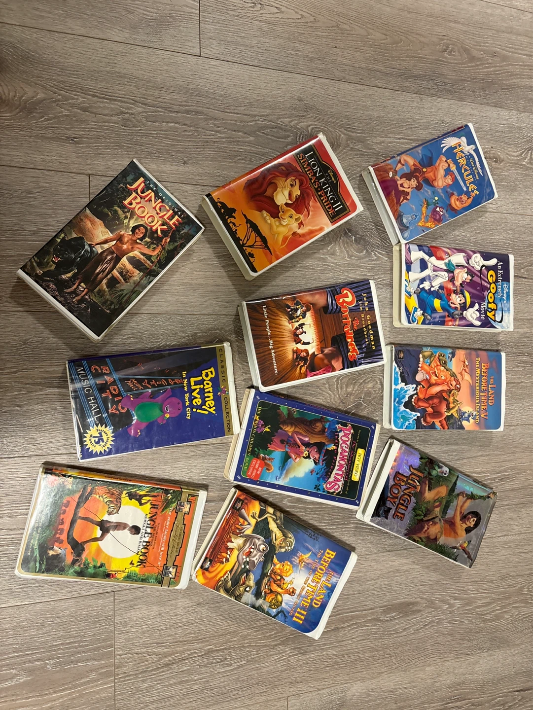 Assorted Disney and Kids VHS Tapes