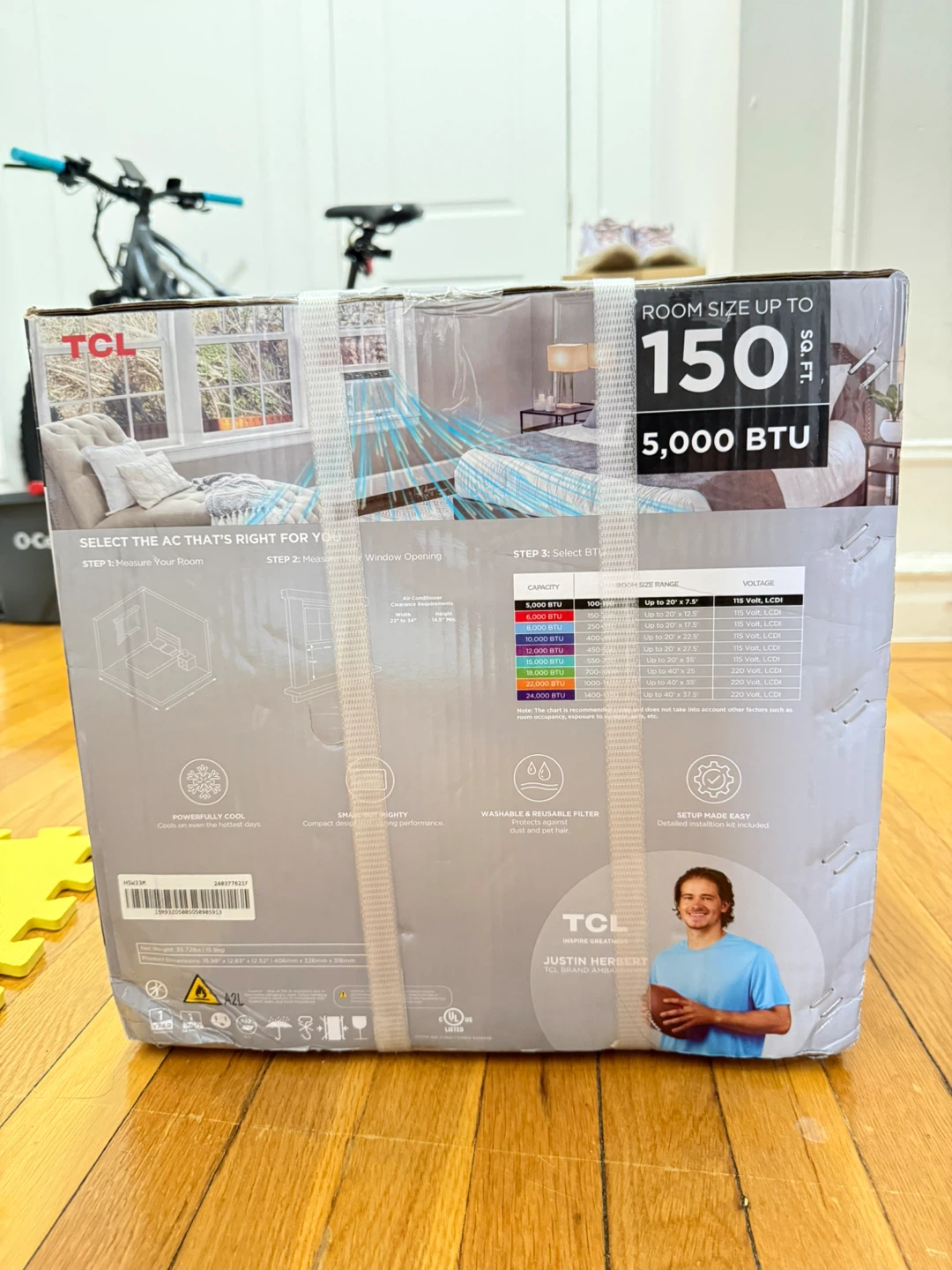 BRAND NEW TCL 5,000 BTU Window Air Conditioner HSW33M - photo 2