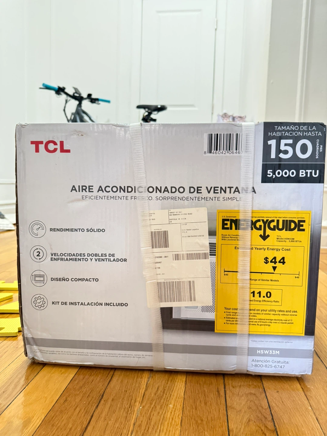 BRAND NEW TCL 5,000 BTU Window Air Conditioner HSW33M - photo 3