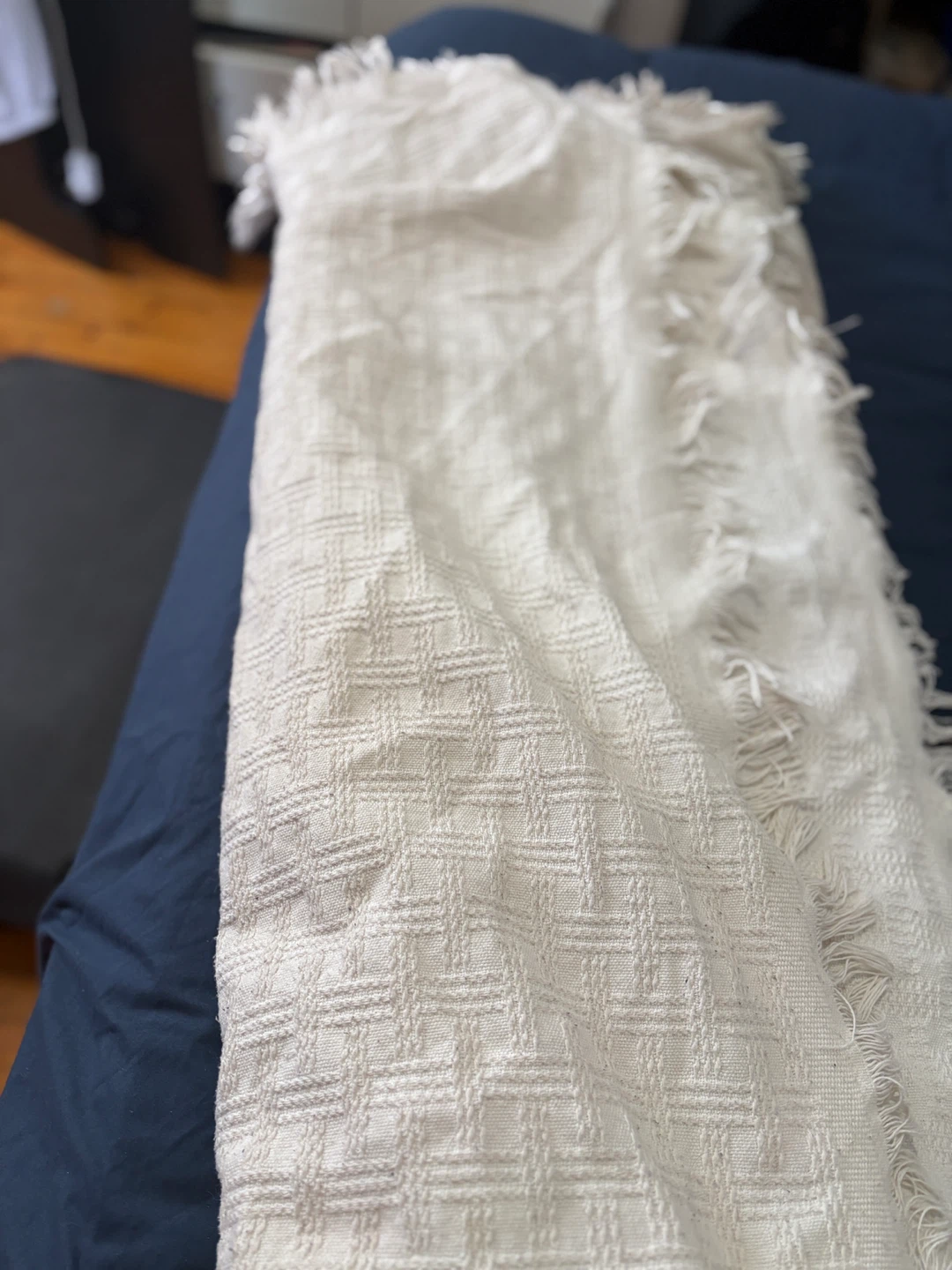 White Large Blanket