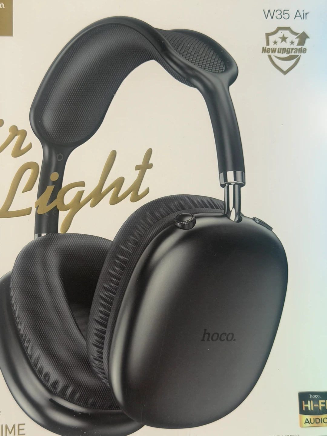 Hoco W35 Max Wireless Headphones - Black - photo 2