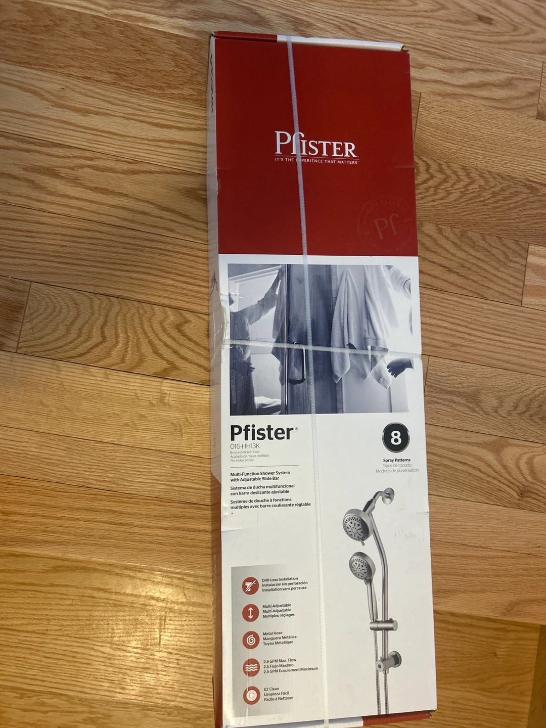 Pfister Multi-Function Shower System 8 Spray Patterns