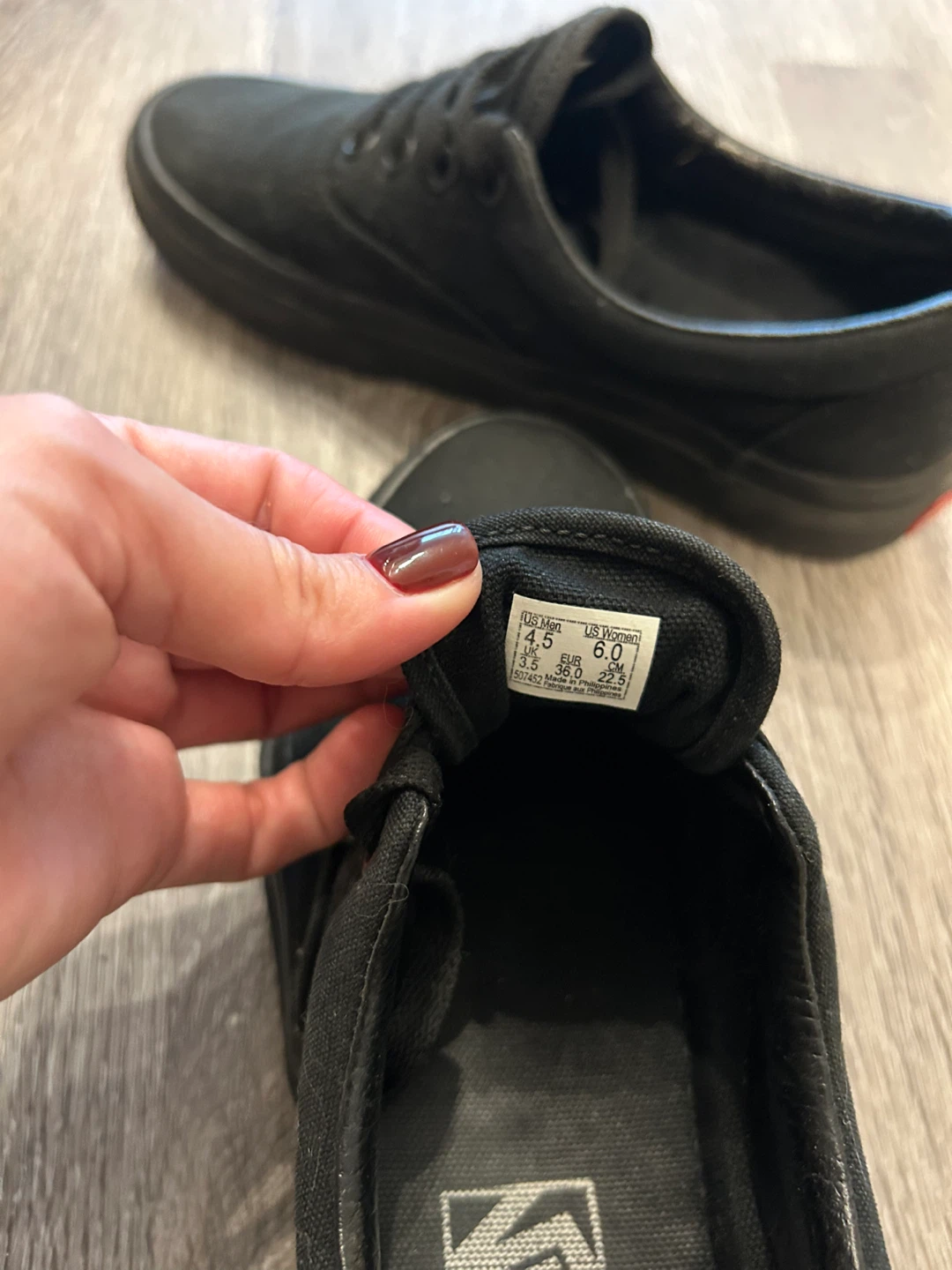 Vans Era Black Canvas Skate Shoes - photo 4