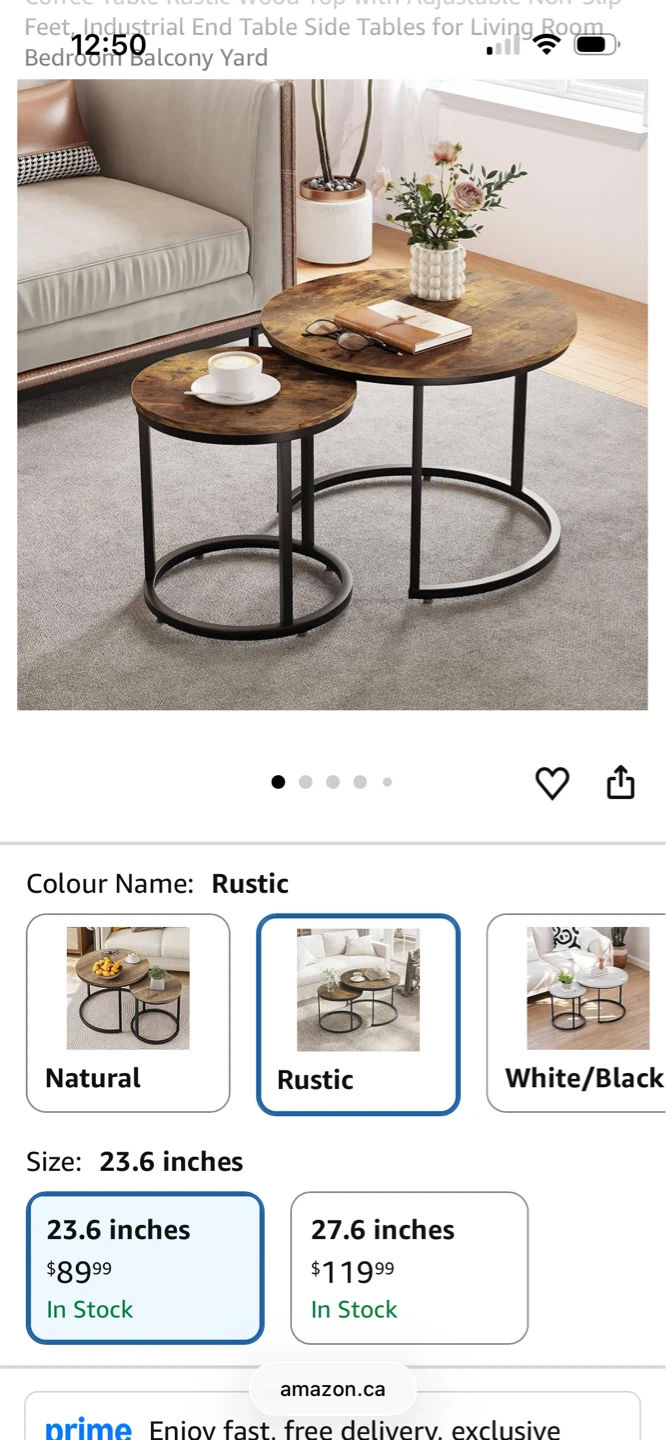 Smuzee Nesting Coffee Table Set (2)
