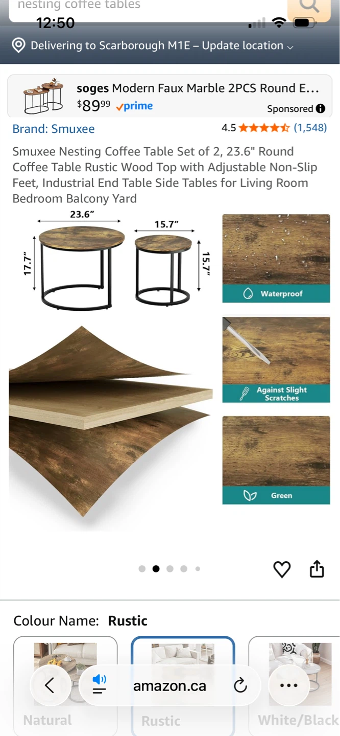 Smuzee Nesting Coffee Table Set (2) - photo 2