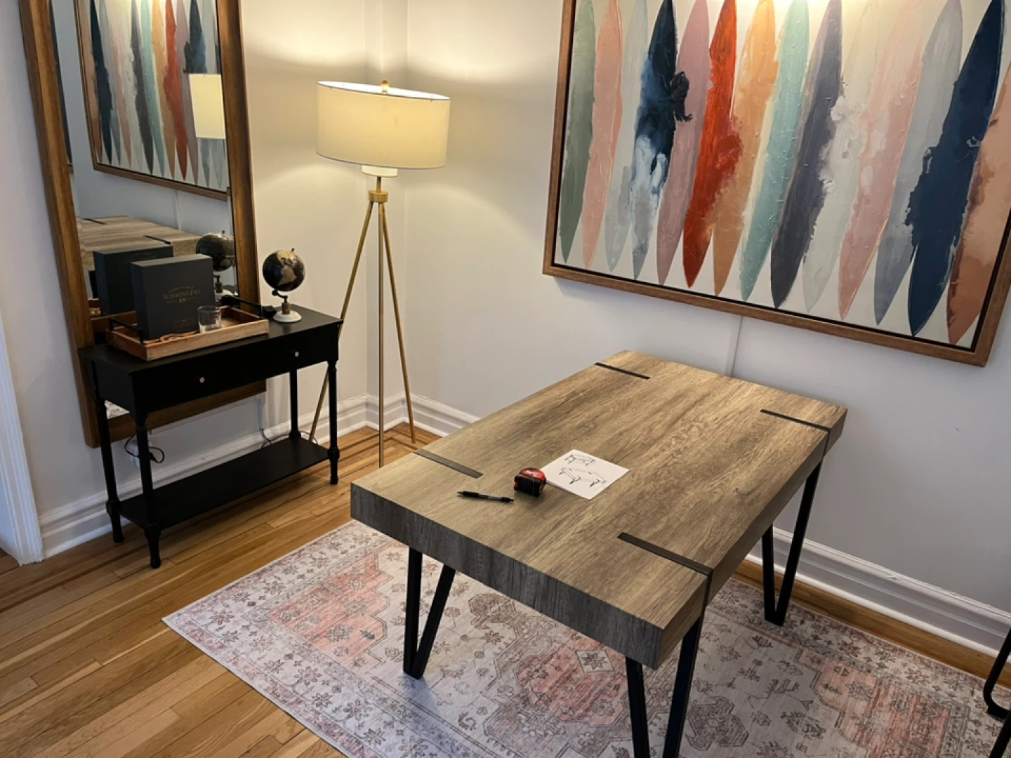 Dining table and credenza - photo 2