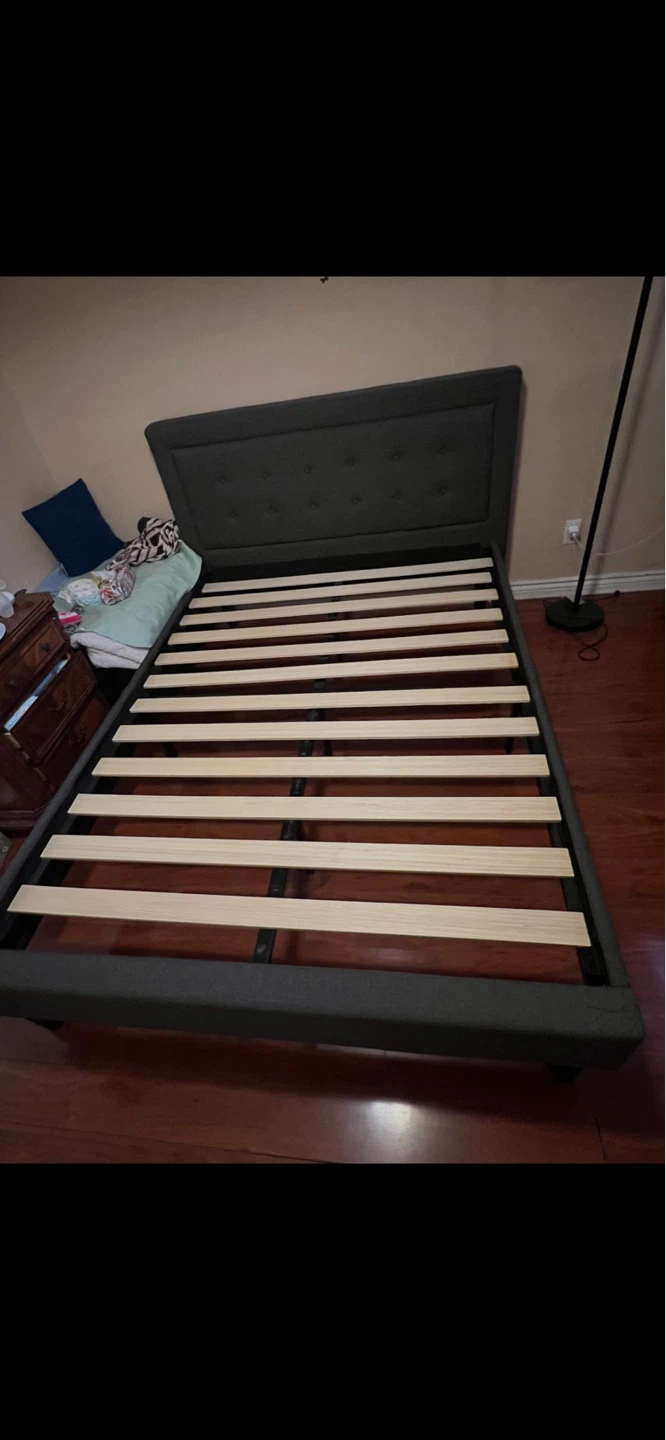 Molblly Queen Size Mattress with Upholstered Bed Frame - photo 2
