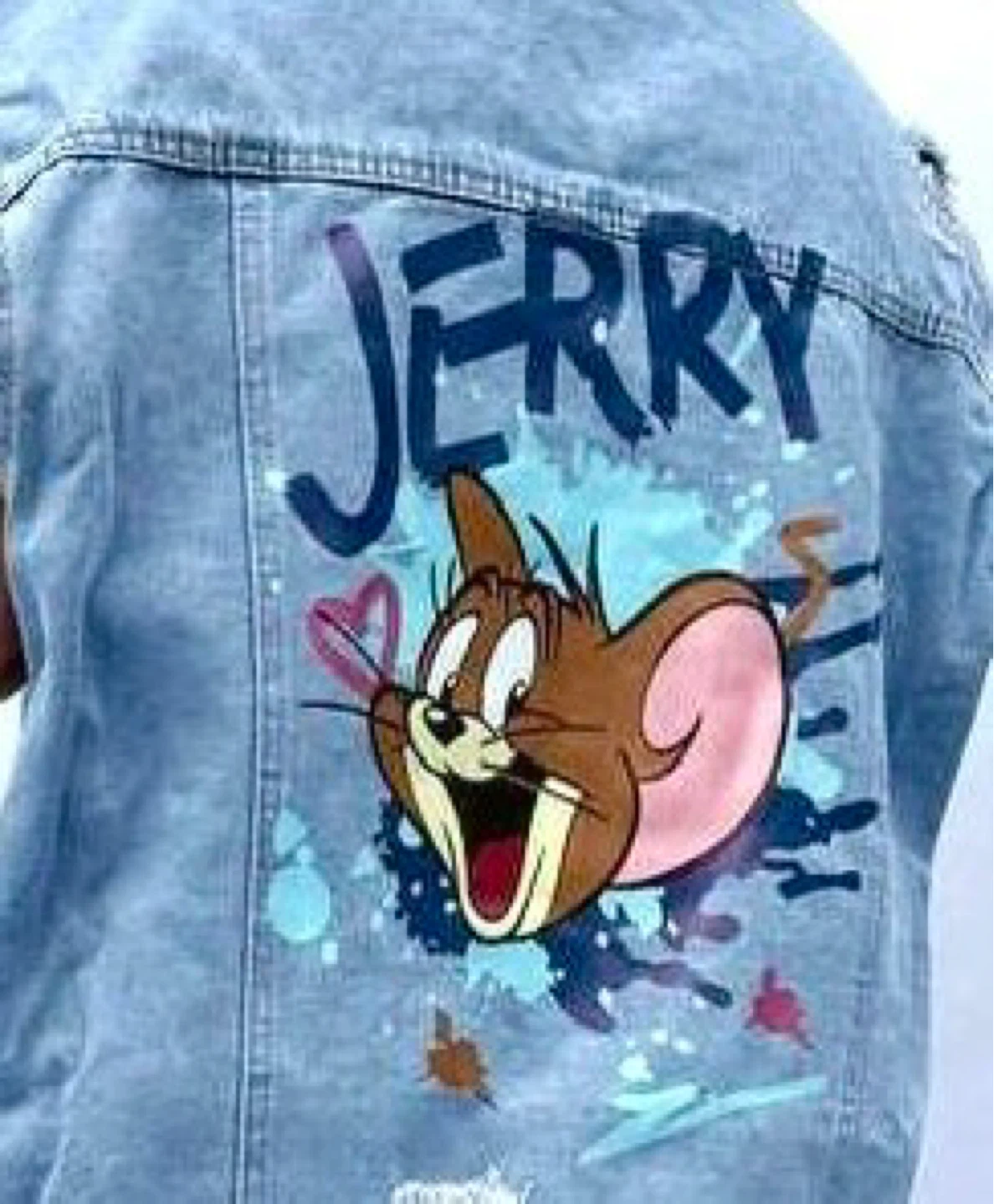 Jerry Tom and Jerry Denim Vest