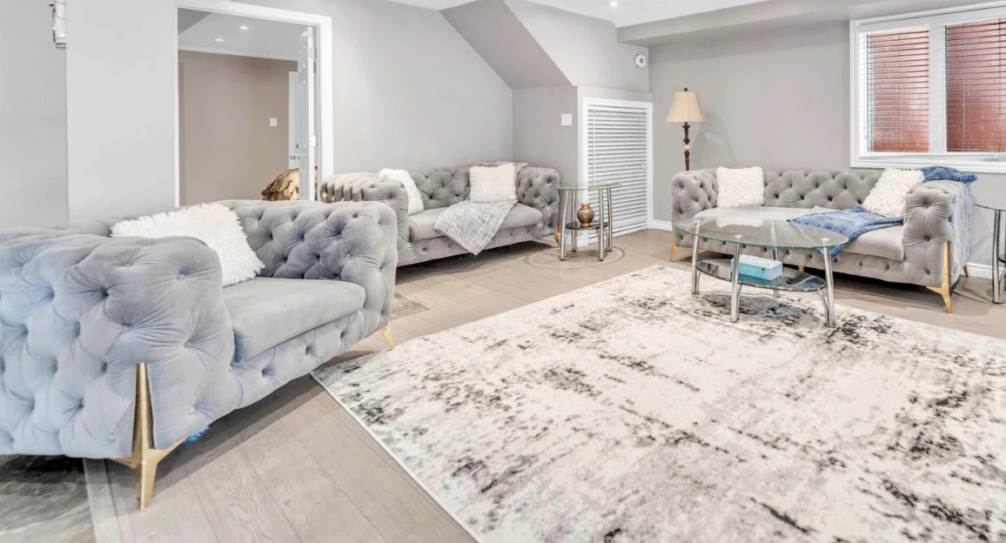 Velvet Chesterfield Sofa Set