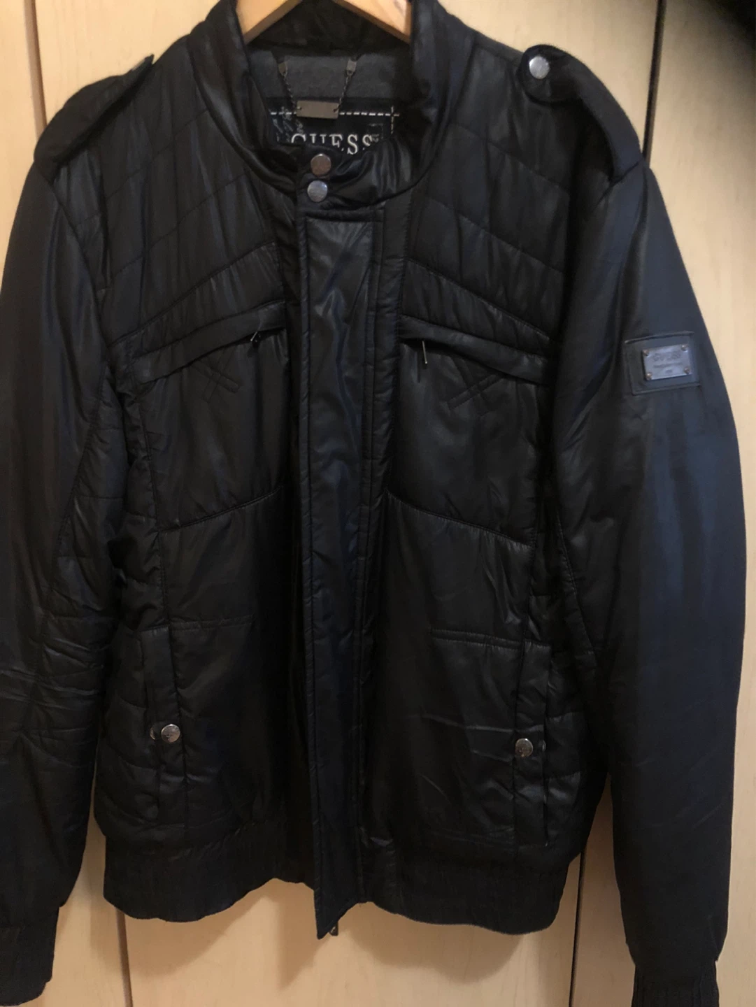 Guess Black Puffer Jacket