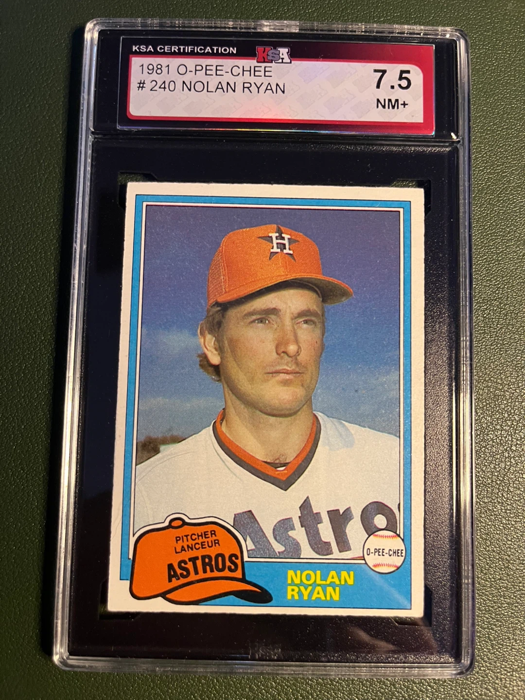 1981 O-Pee-Chee Nolan Ryan #240 Baseball Card
