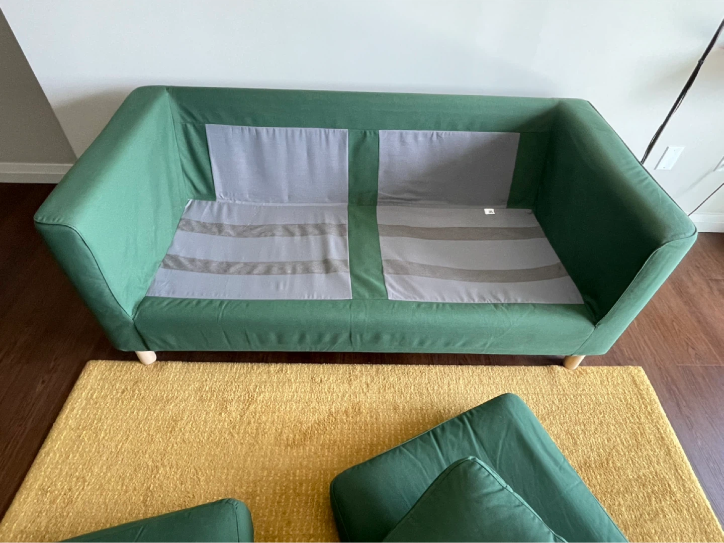 Green Two-Seater Sofa - photo 2