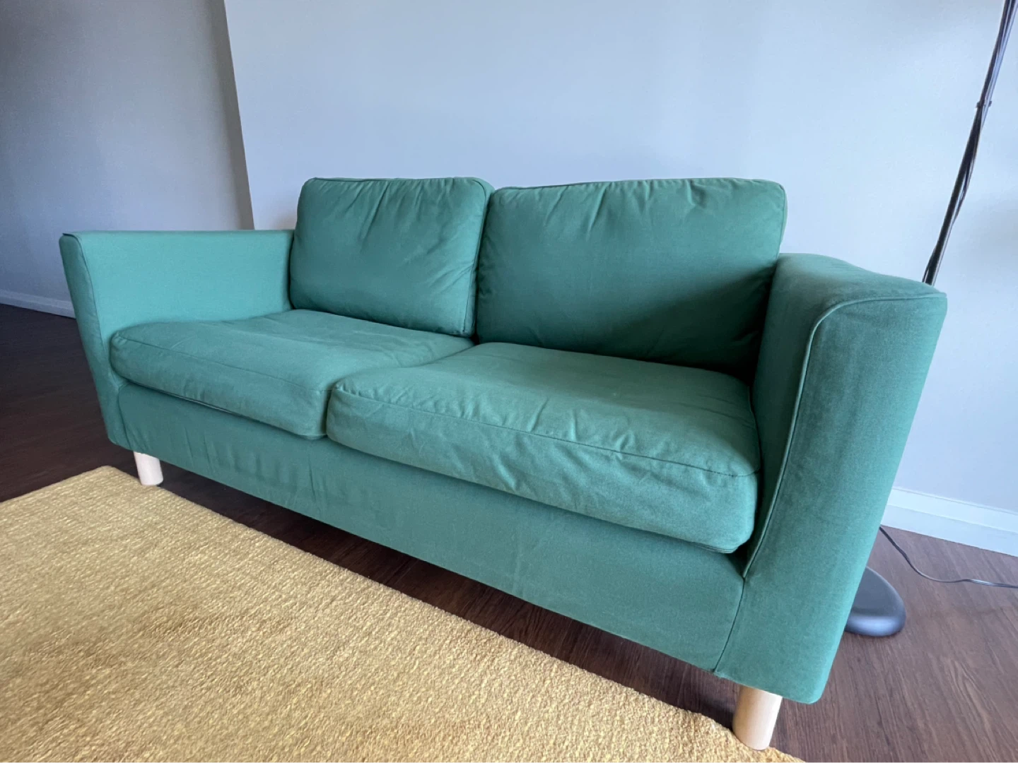 Green Two-Seater Sofa - photo 3
