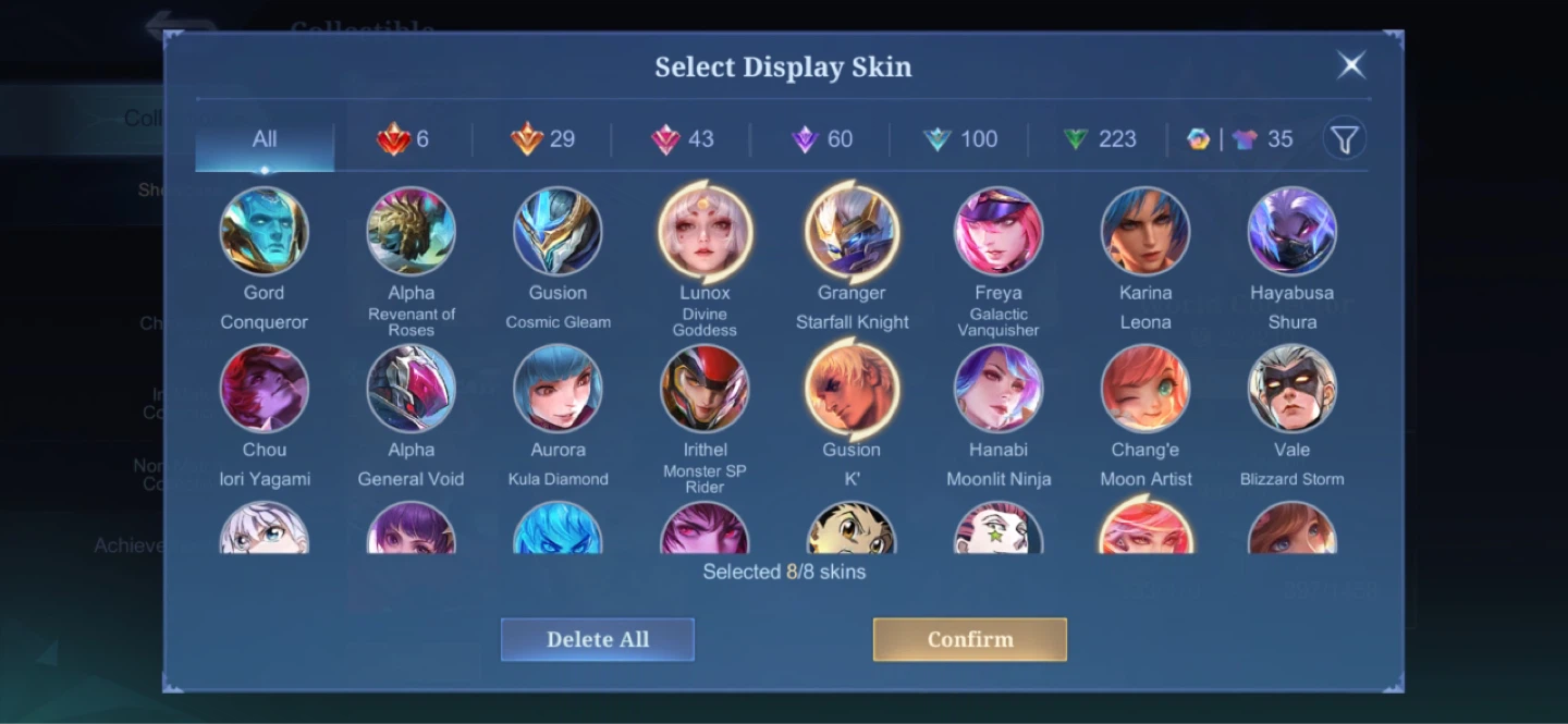 Mobile Legends Account with World Collector Badge - photo 3