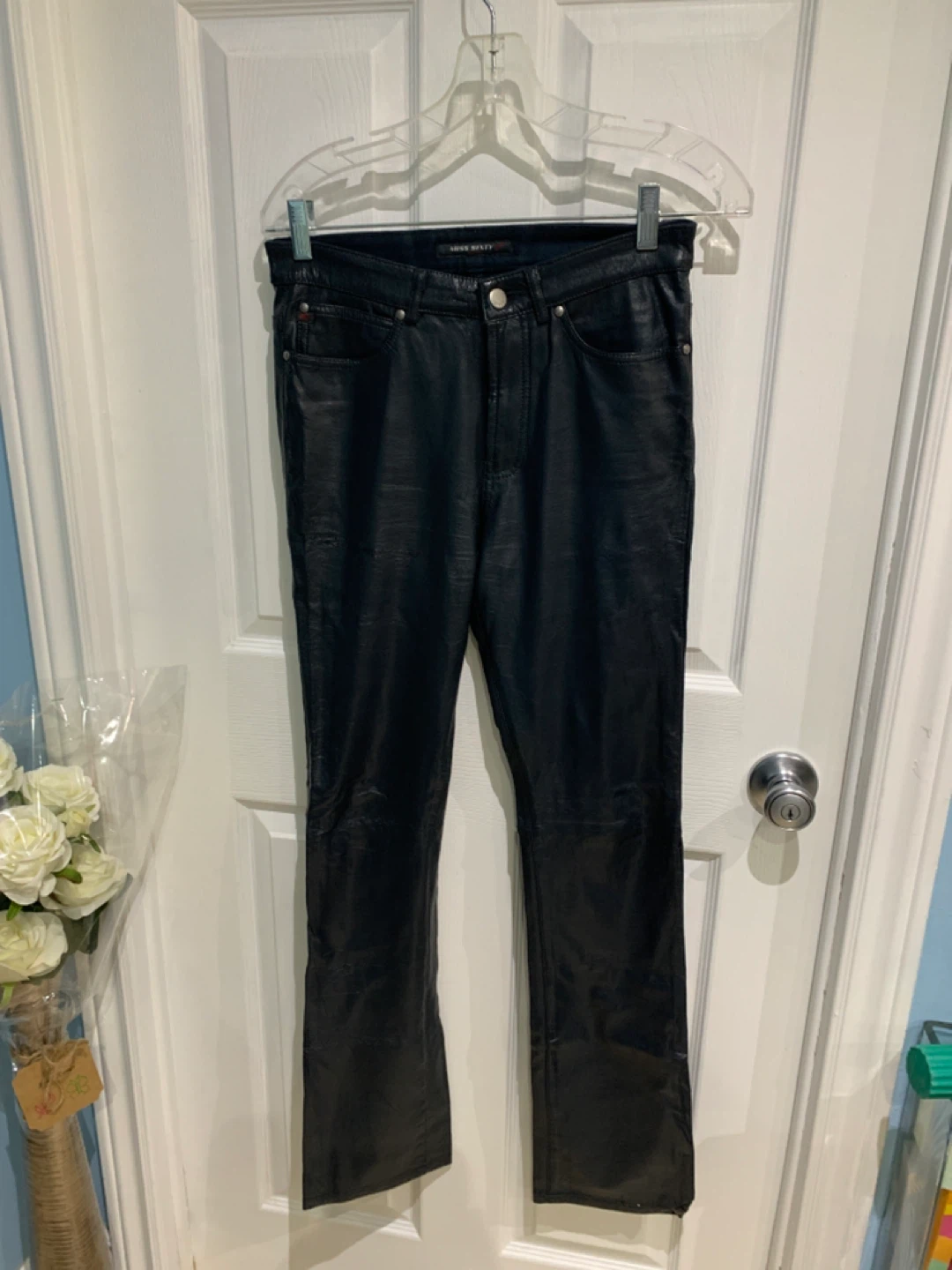Miss Sixty Faux Leather Pants Size 28