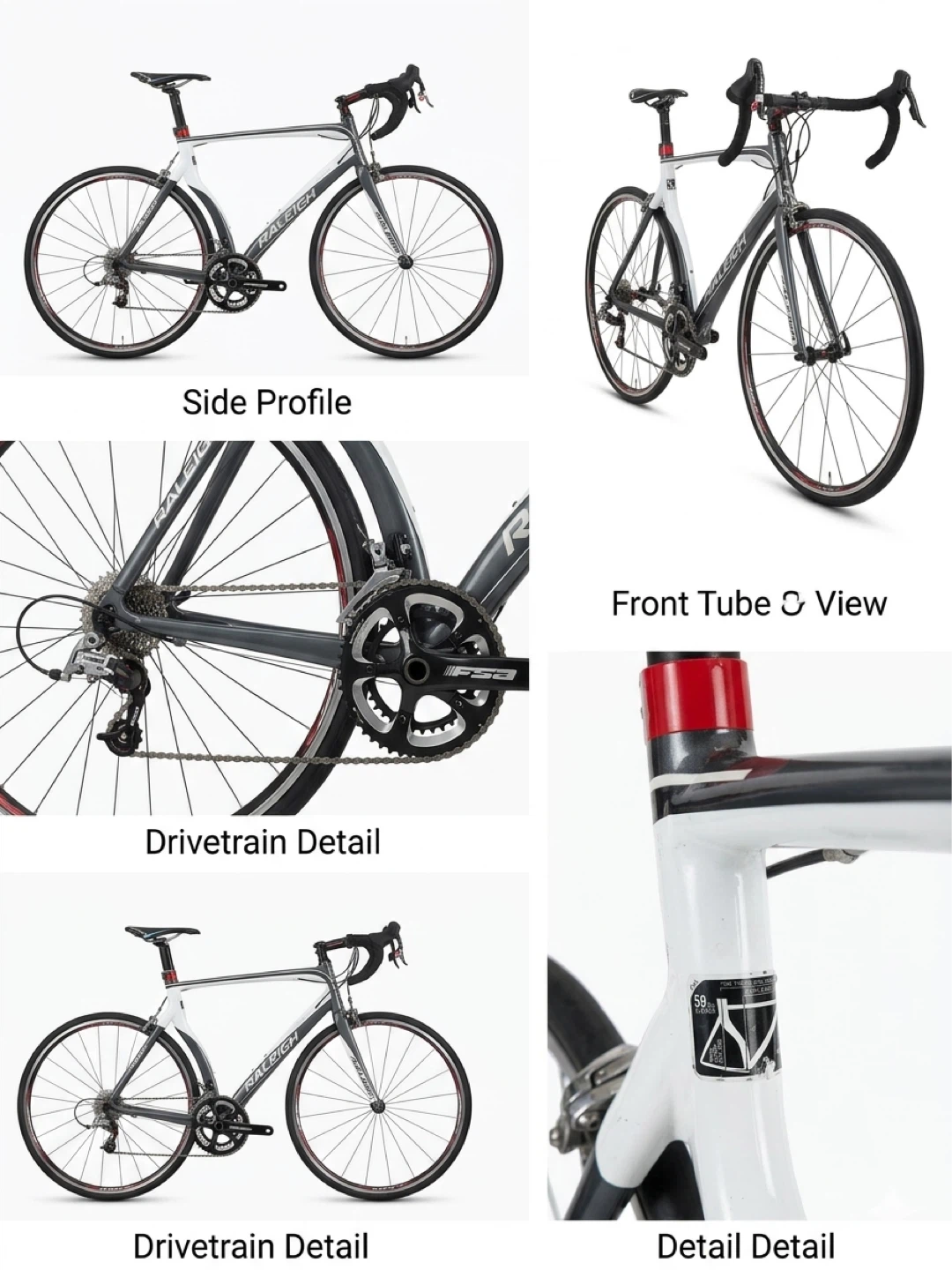 Raleigh Road Bike - 59cm - photo 5