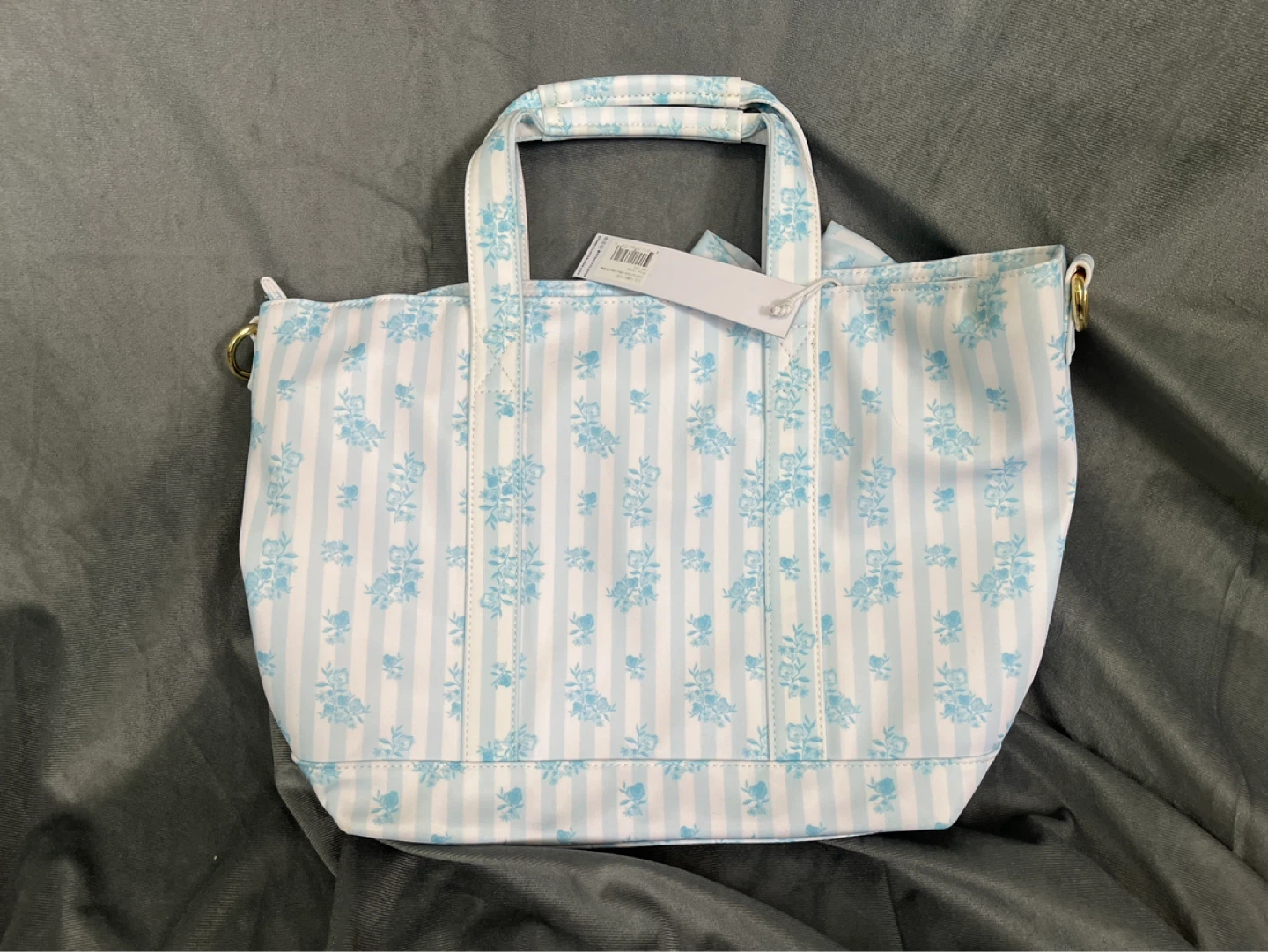 NWT Stoney Clover Lane mini tote & ruffle flat pouch - photo 5