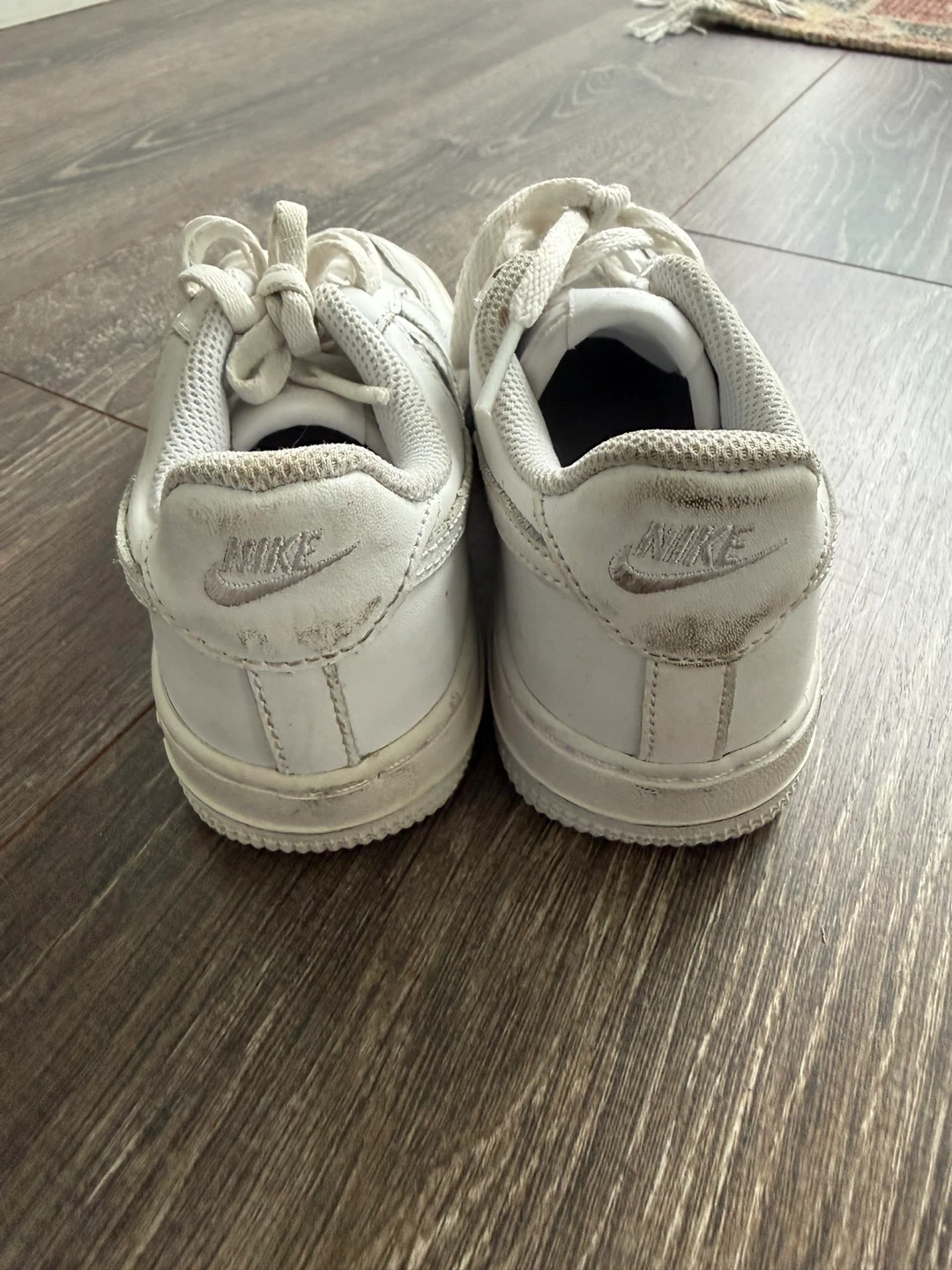 Nike Air Force 1 Youth Sneakers Size 1Y White - photo 2