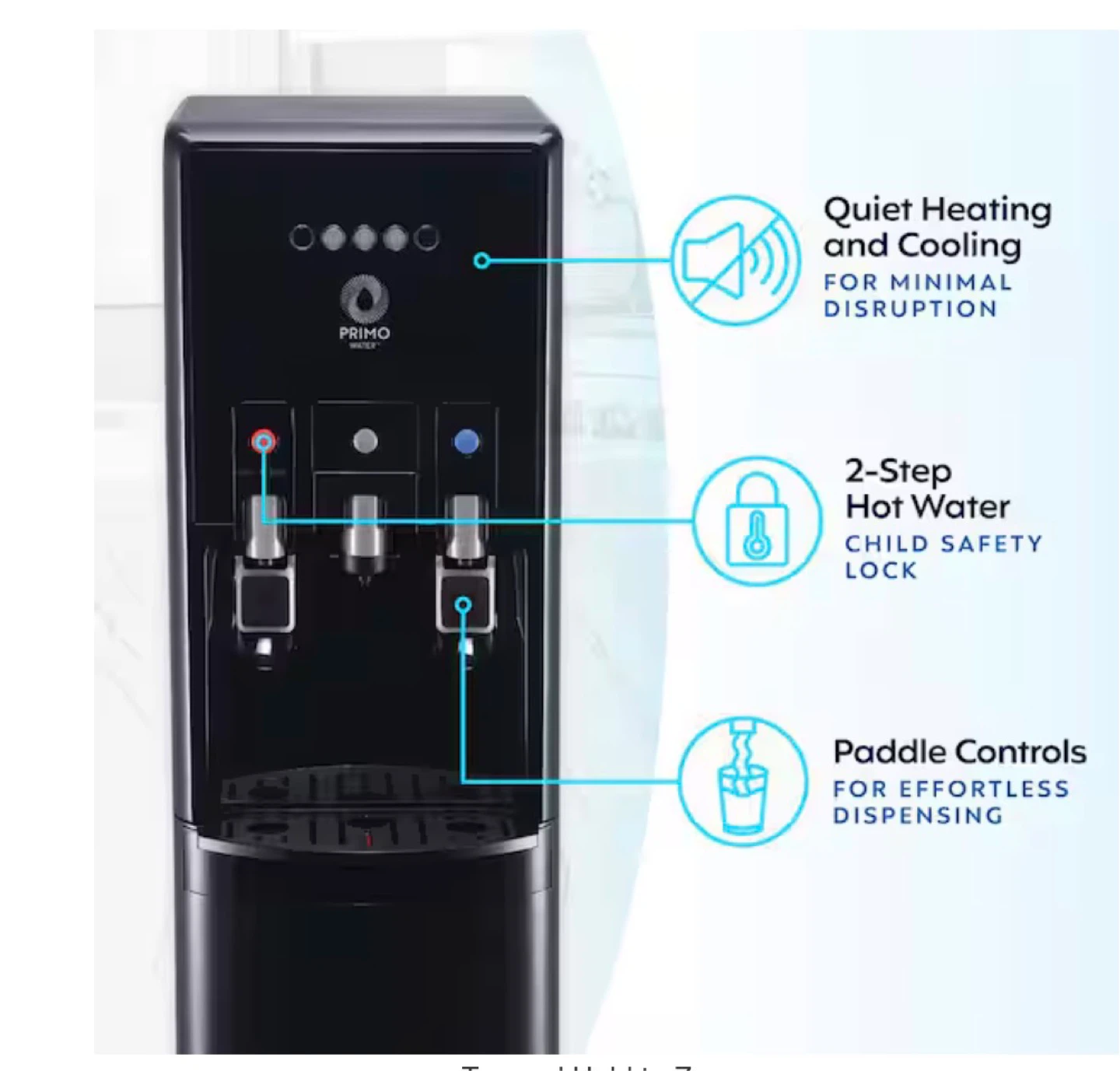 Primo Water Dispenser with Built-in Storage for 20 Pods - photo 4