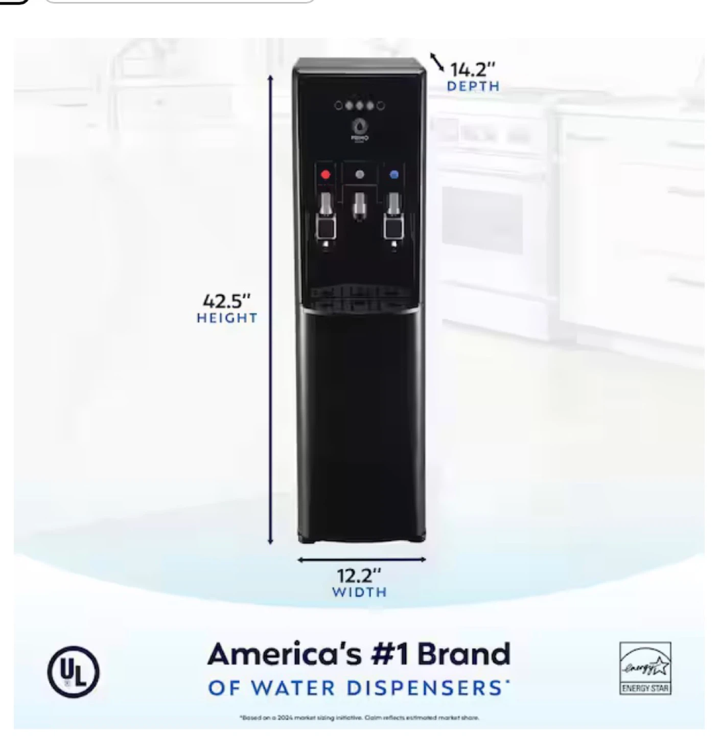 Primo Water Dispenser with Built-in Storage for 20 Pods - photo 2
