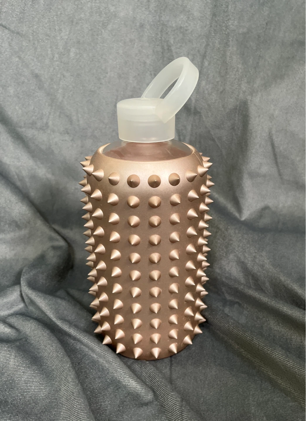 BKR Bottle - spiked rose gold 1L