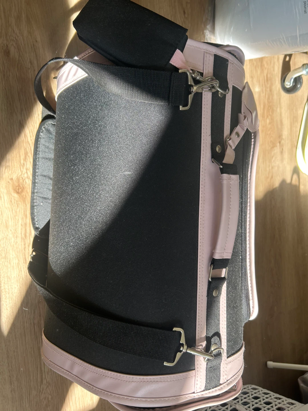 Black and Pink Pet Carrier Bag - photo 3