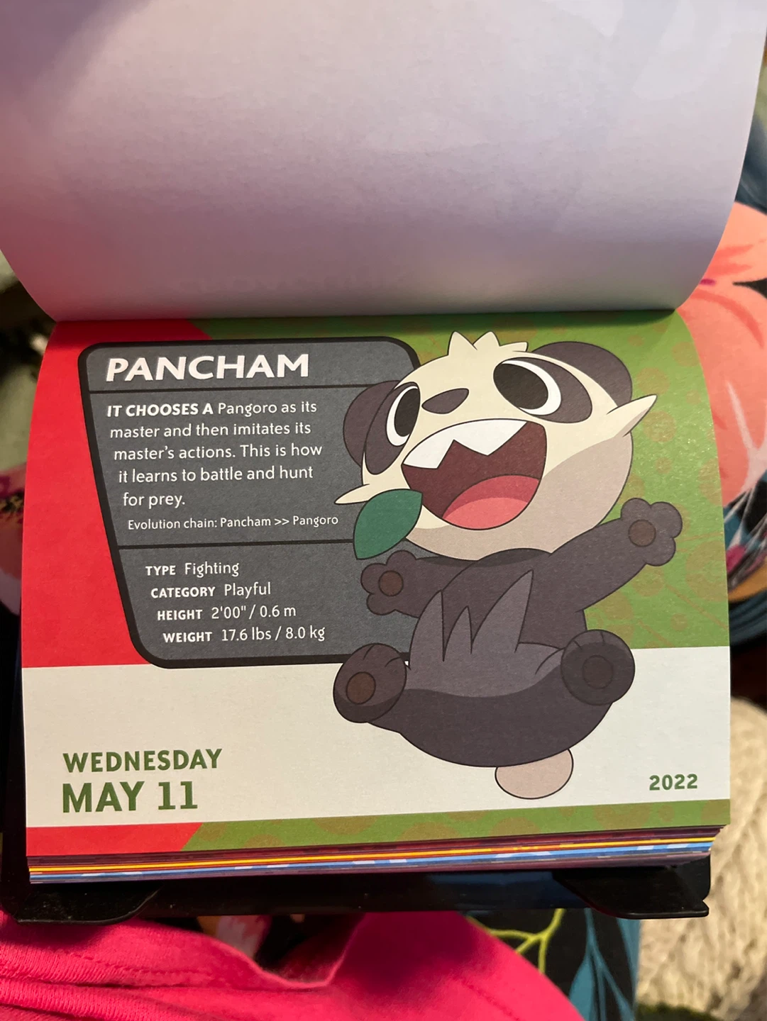 2022 Pokemon Desk Calendar - photo 3