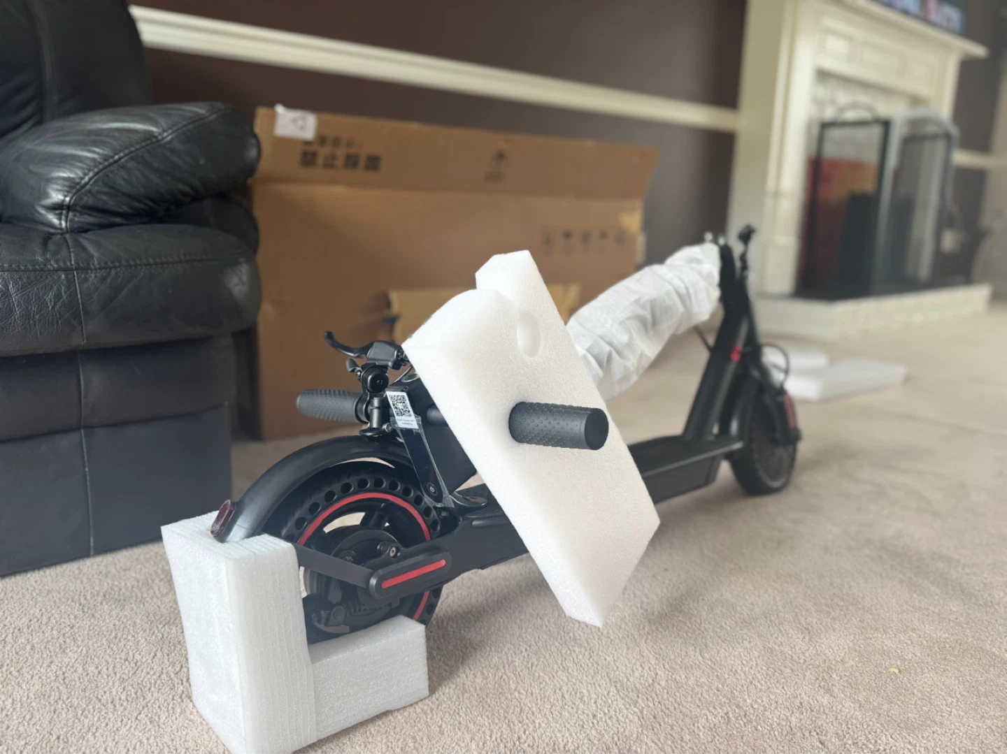 Black Electric Scooter