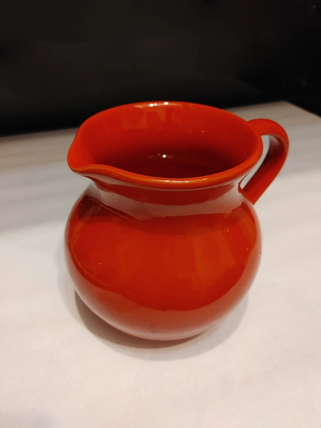 Red Ceramic Pitcher