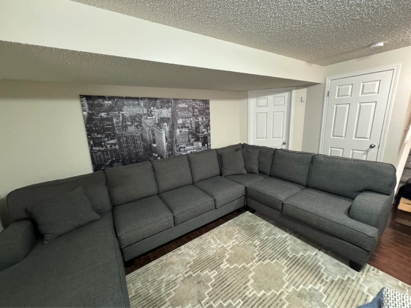 Grey Sectional Sofa - photo 2