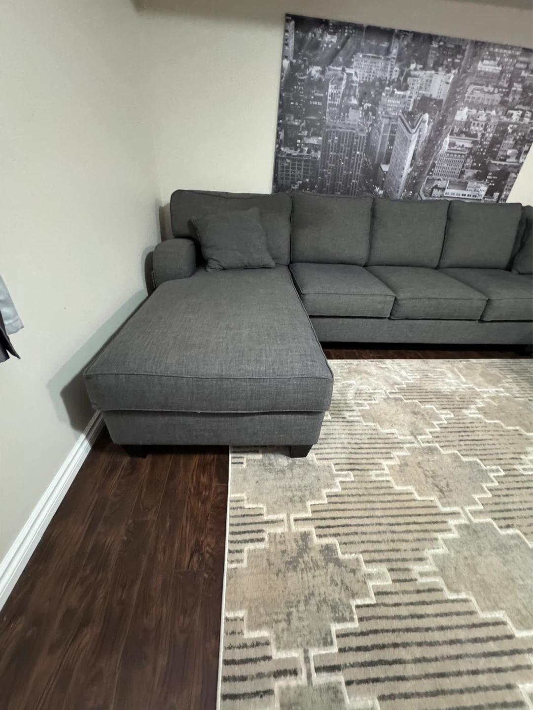 Grey Sectional Sofa - photo 5