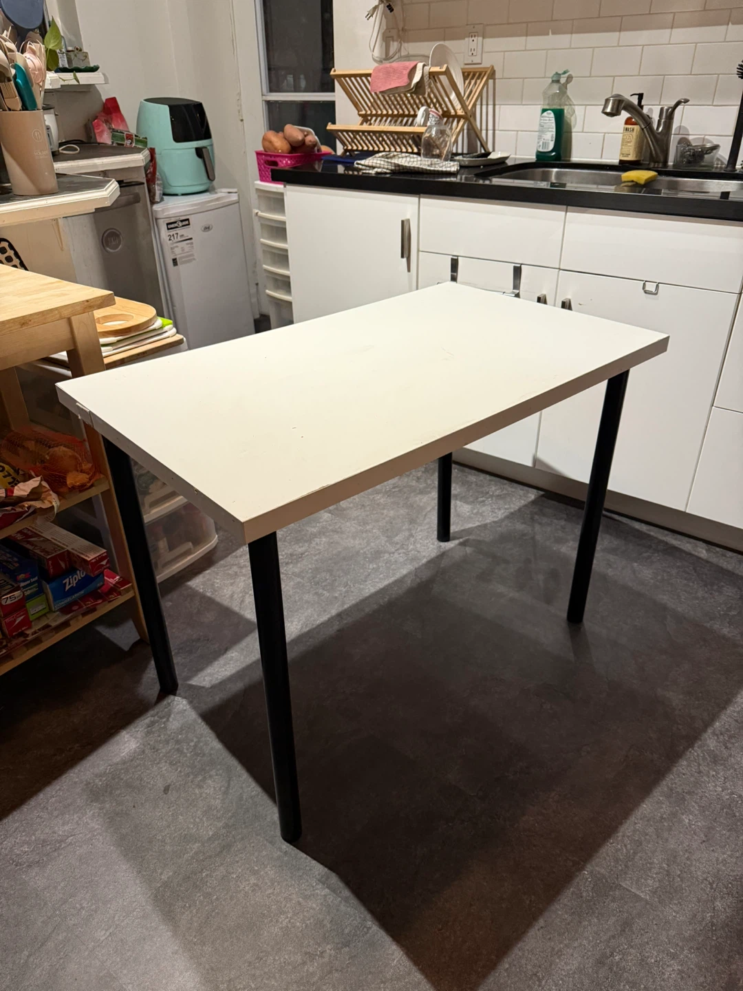 IKEA Linnmon Desk Table (white, black) - photo 4