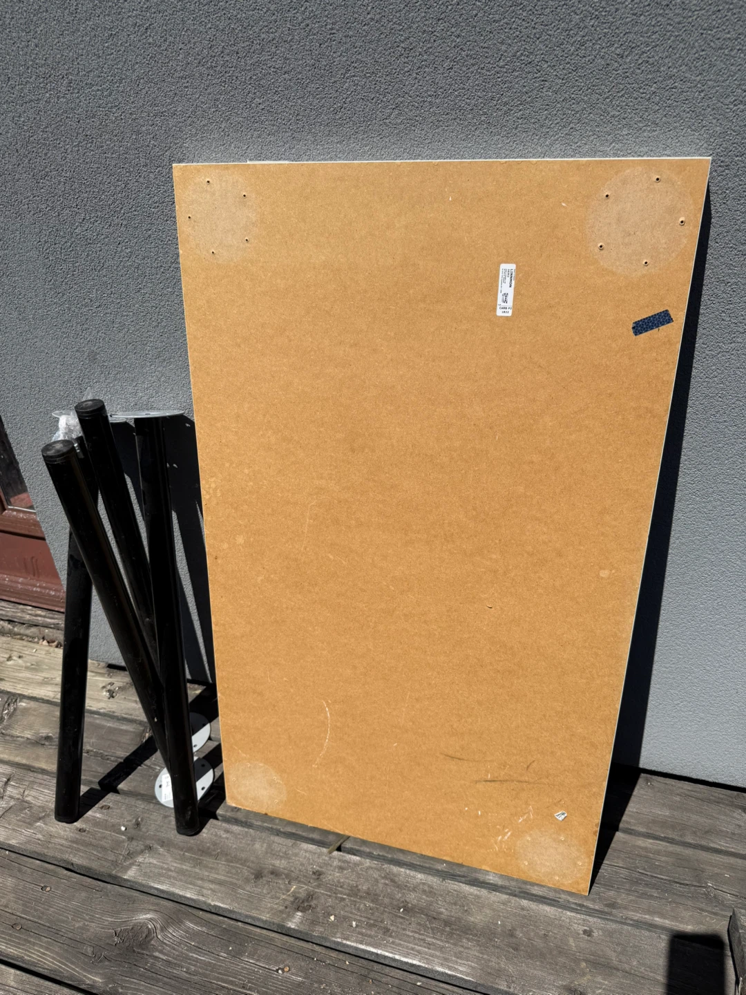 IKEA Linnmon Desk Table (white, black) - photo 2